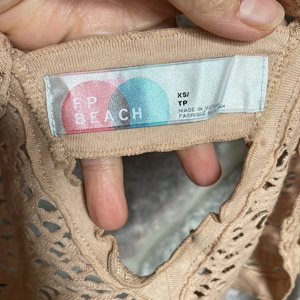 Free People Beach Eyelet Top